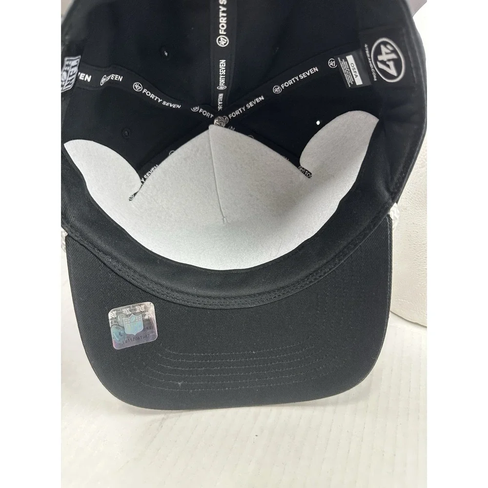 New Orleans Saints NFL '47 Black Rope Hitch Snapback Adjustable Hat